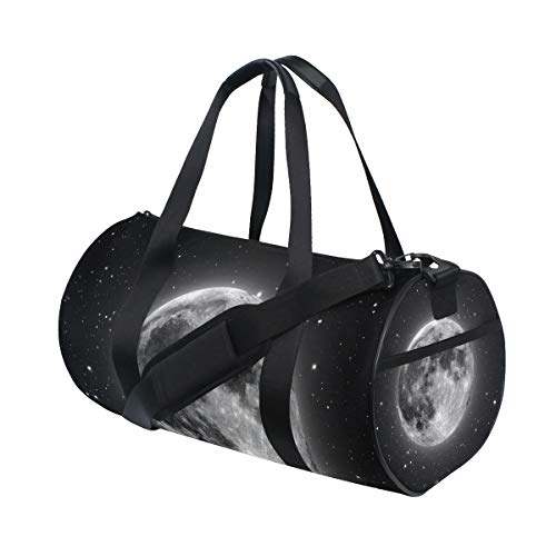 Fantazio - Bolsa de deporte para hombre, diseño de luna, para gimnasio