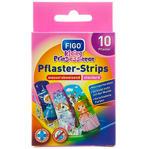 Figo – Tiritas Strips tiritas infantiles Princesa 10 Strips