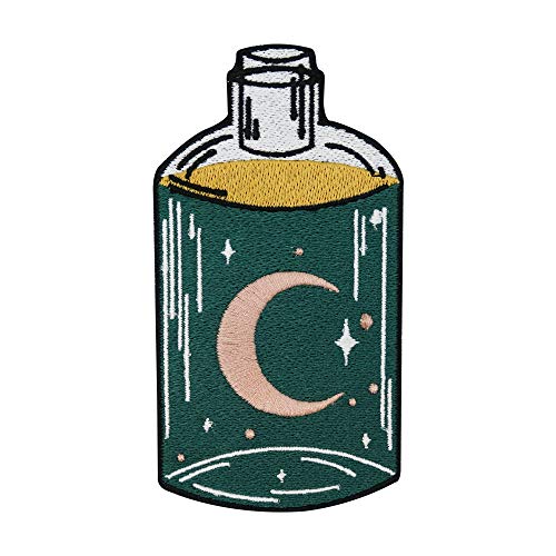 Finally Home Soul of The Moon Collection: Parches de perfume de luna, termoadhesivos, retro, soles, estrellas, parches vintage, parches para adultos