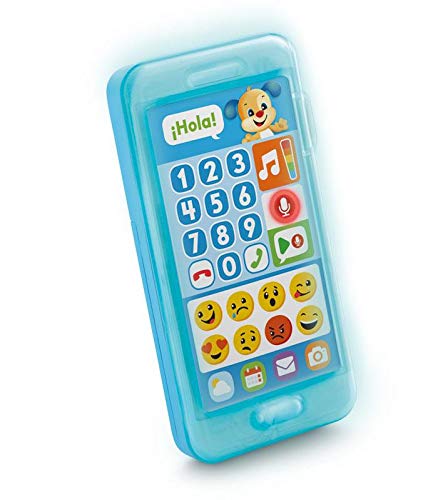 Fisher-Price Teléfono aprende con perrito, juguete bebé +1 año (Mattel FPR17) , color/modelo surtido