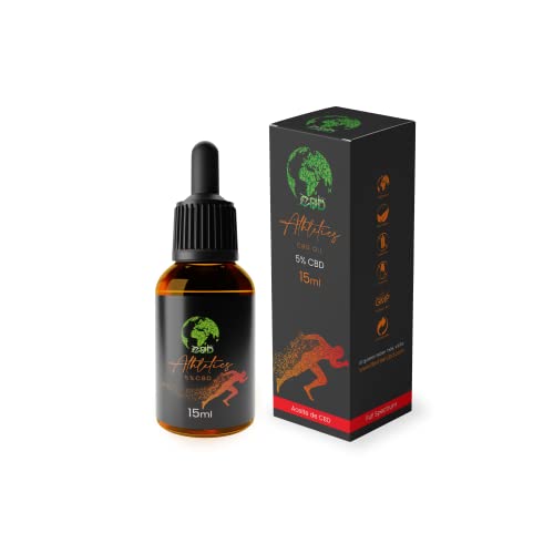 FLASTHER CBD Athletics | ACEITE 15ML 5% | Masajeador | Bio Oil | Colágeno | Extracto de Cáñamo | Full Spectrum | Gotas | liquid | 100% Natural | <0.2% THC | Deportes