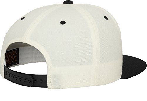 Flex fit - Gorra de béisbol - para hombre, Multicolor (Natural/Blk), Talla única