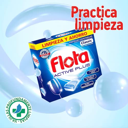 FLOTA | Pastillas Lavavajillas Máquina Antigrasa | Limpieza | 50 Lavados