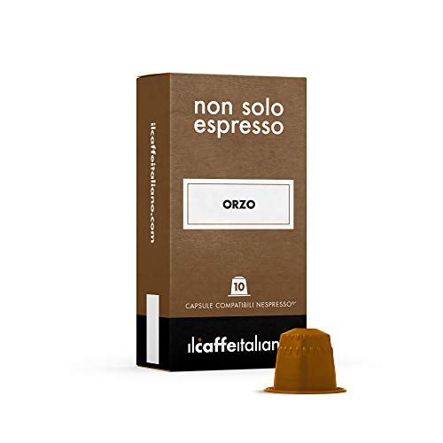 FRHOME - 50 Cápsulas compatibles Nespresso - Cebada - Il Caffè italiano