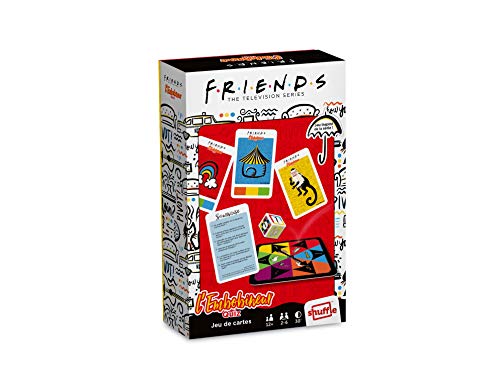 Friends, Warner Bros – La Rueda del Embobinador Quiz – Le Mystificador, Bamboozle – Juego de Cartas para Adulto – Serie TV