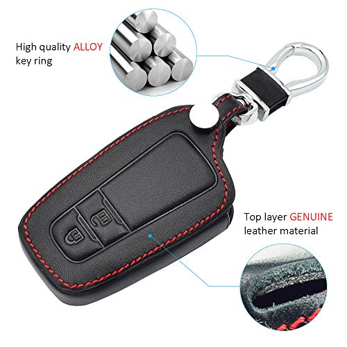 Funda de Llave de Coche    , para    Toyota Camry Prius CHR CH-R 2017 2018 Cubierta de Mando a Distancia Llavero Protector Bolsa Accesorio automático