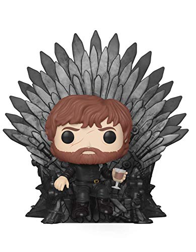 Funko- Pop Deluxe: Game of S10: Tyrion Sitting on Iron Throne Figura Coleccionable, Multicolor (37404)