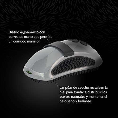 FURminator CurryComb - Peine para perros y gatos (El cepillo para el cuidado del pelaje masajea suavemente la piel - para un pelaje limpio y brillante)