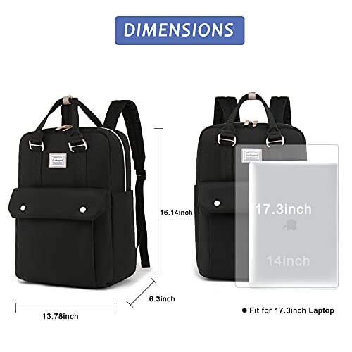 FUXINGYAO Mochila Unisex para Ordenador Portátil de hasta 15.6 PulgadasMochila Portatil Mochila Hombre Mochila del Negocio Trabajo Diario Viaje Escolares,Para los estudios, viajes o trabajo