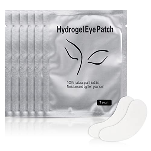 G2PLUS 50 Pares Gel de Ojos Almohadillas Pestañas Parches Ojos Eye Gel Pads para Pro Salon Extensión Individual de Pestañas