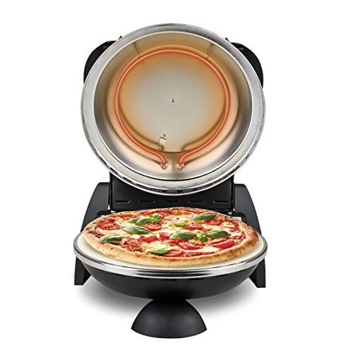 G3 Ferrari Delizia Delicia Negra. Horno Pizza Express Original, 1200 W, Acero Inoxidable