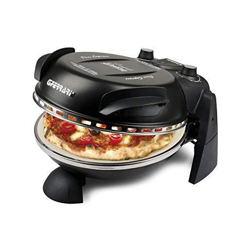 G3 Ferrari Delizia Delicia Negra. Horno Pizza Express Original, 1200 W, Acero Inoxidable