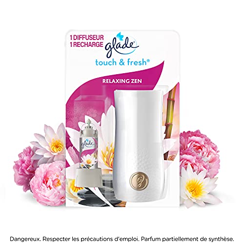 Glade Design Touch&Fresh – Ambientador para casa – Difusor + 3 recambios relajante zen