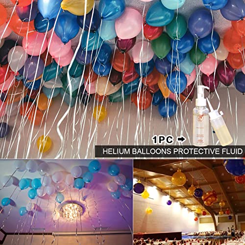 Globo de Helio Globos de látex Air Fly Balloon Líquido de protección a Prueba de Fugas 100ml para el hogar Festival Boda Cumpleaños Globo de Helio líquido