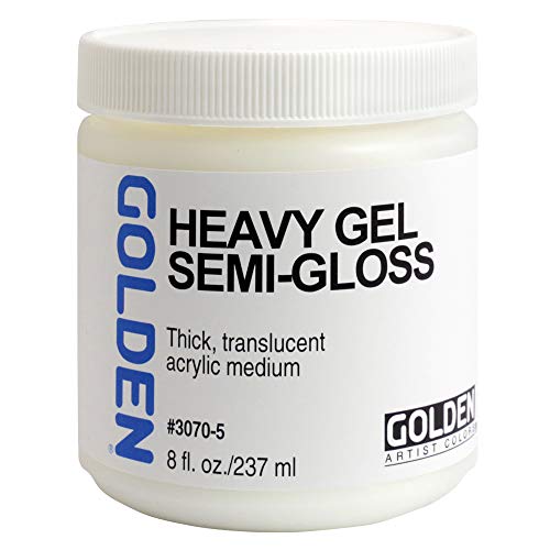 Golden Acrylic Medium: 236ml. Gel Pesado Semi Brillante