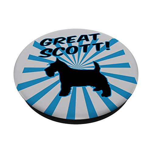 Gran Scottish Terrier PopSockets PopGrip Intercambiable