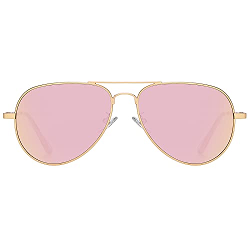 H HELMUT JUST Gafas De Sol para Hombre Mujer Aviador Polarizadas Espejo Para Conducir Viajes HJ1302