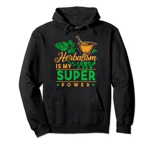 Herbolario es mi Super Power Herbal Medicine Herbolario Sudadera con Capucha