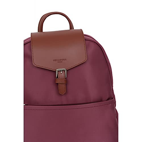 Hexagona - Mochila A4 con bolsillo para tablet Pop, magenta, L : 29,5 x h : 34 x P : 11,5 cm