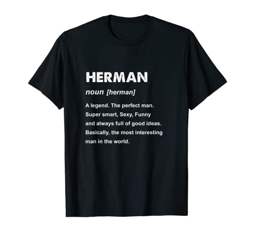 Hombre Nombre de Herman Camiseta