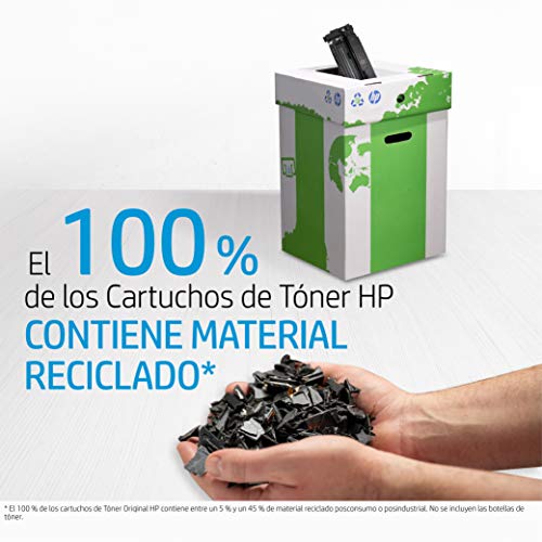 HP 205A CF530A - Cartucho Tóner, de 1.100 Páginas, para Impresoras HP Color Laserjet PRO MFP M180N y MFP M181FW, Negro