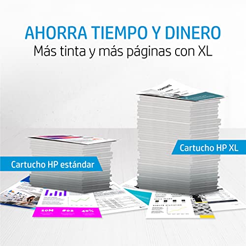 HP 301XL CH563EE, Negro, Cartucho de Tinta de Alta Capacidad Original, Compatible con impresoras de inyección de tinta HP DeskJet, OfficeJet, ENVY