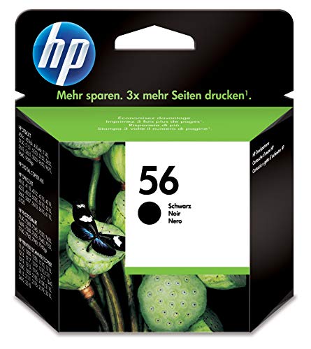 HP 56 - Cartucho de Tinta para impresoras (Negro, 520 páginas, Black, 5-95%, -15-35 °C, 15-35 °C)