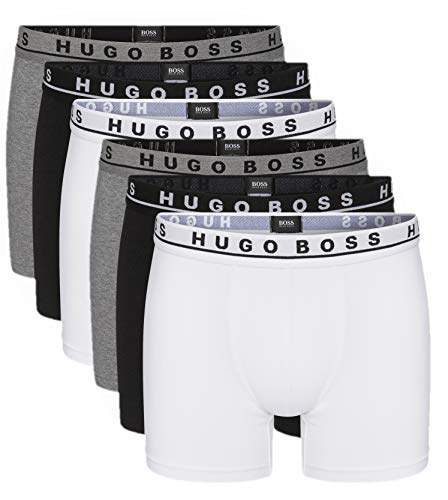 Hugo Boss Calzoncillos tipo bóxer para hombre, pack de 6 Mezcla (-999). L