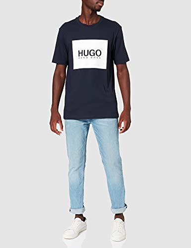 HUGO Dolive214 Camiseta, Dark Blue 405, XL para Hombre