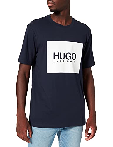 HUGO Dolive214 Camiseta, Dark Blue 405, XL para Hombre