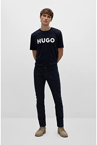 HUGO Dulivio 10229761 01 Camiseta para Hombre, Azul (N Dark Blue 405), L