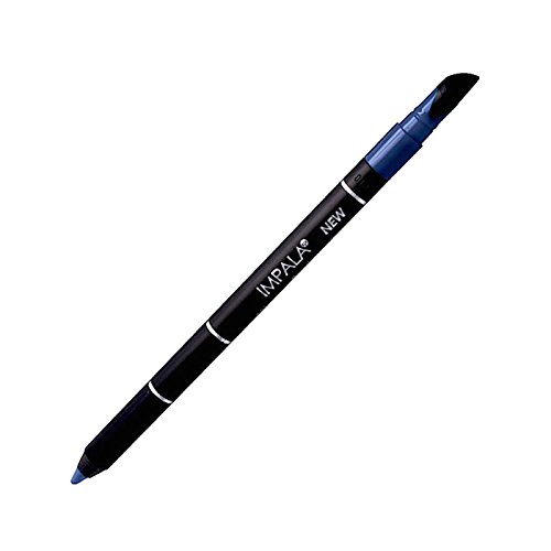 Impala Lápiz de Ojos con Silicona, Azul Oscuro 18 Waterproof Larga Duración