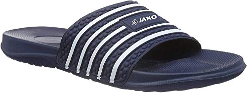 Jako Jakolette II - Chanclas de Piscina, color Azul Marino/Blanco, talla 46