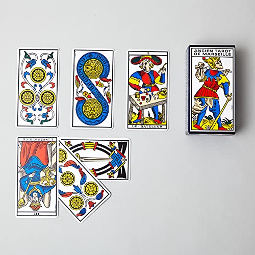 Jeu de cartes : Tarot de Marseille (78 cartes + Livret)