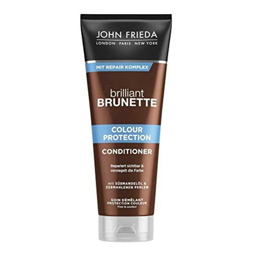 John Frieda Brilliant Brunette Mult idim sional Tones Hidratante Ender Conditioner, 250 ml