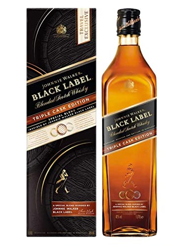 Johnnie Walker BLACK LABEL Blended Scotch Whisky TRIPLE CASK EDITION 40% - 1000 ml in Giftbox