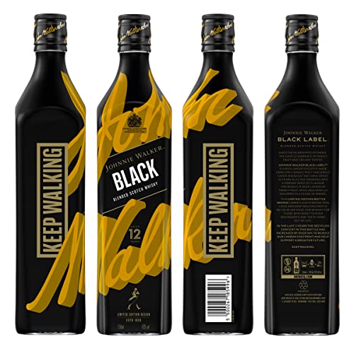 Johnnie Walker Black Label Whisky Escocés - Edición Limitada 200 Aniversario - 700 ml