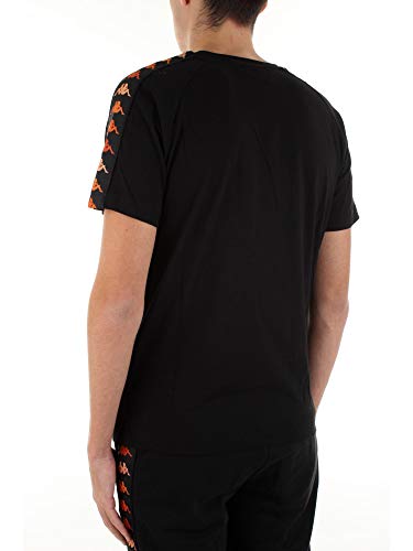 Kappa Authentic Gaf T-Shirt Arancio, Nero - XL