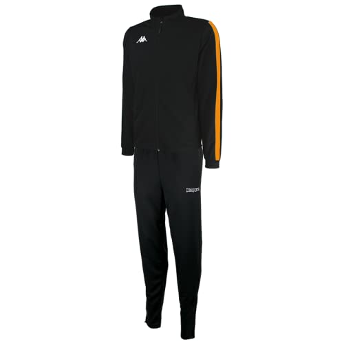 Kappa SALCITO TKS Chándal, Hombre, Negro/Naranja, M