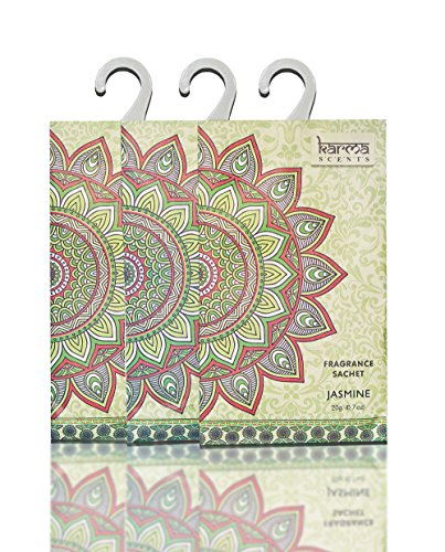 Karma Scents - 12 Saquitos perfumados para cajones, armarios y coches, fragancia fresca y agradable