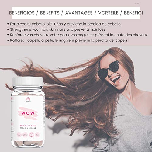 Keto Actives Colageno (WOW - 1 MES) - Colageno Hidrolizado VERISOL + Biotina + Acido Folico + Aceite de Ricino | Cabello, Piel, Uñas & Articulaciones, Dieta Keto, Natural | Asistencia con Expertos