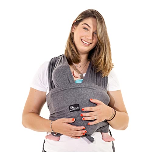 Koala Babycare - Fular Portabebés fácil de usar (fácil de colocar), unisex ajustable, la mochila portabebes multiusos apropiada hasta 10 kg. Fular portabebés elastico - Diseño Registrado KBC®