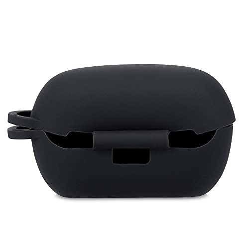 kwmobile Carcasa de Silicona Compatible con JBL Tune 115TWS - Funda para Auriculares en Negro