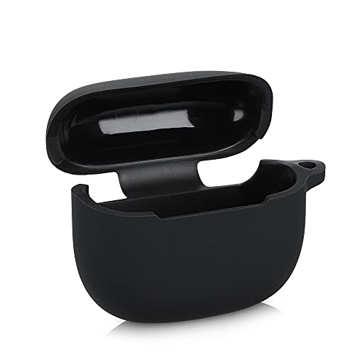 kwmobile Carcasa de Silicona Compatible con Xiaomi Flip Buds Pro - Funda para Auriculares en Negro