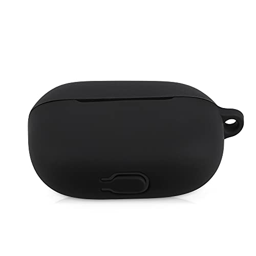 kwmobile Carcasa de Silicona Compatible con Xiaomi Flip Buds Pro - Funda para Auriculares en Negro