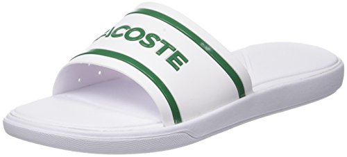 Lacoste L.30 Slide 218 1 Caw, Zapatillas Mujer, Blanco (Wht/grn 082), 37 EU