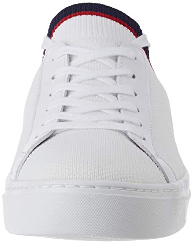 Lacoste LA PIQUEE 119 1 CFA, Zapatillas Mujer, Blanc (Wht/Nvy/Red 407), 39 EU