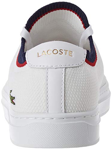 Lacoste LA PIQUEE 119 1 CFA, Zapatillas Mujer, Blanc (Wht/Nvy/Red 407), 39 EU