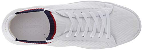 Lacoste LA PIQUEE 119 1 CFA, Zapatillas Mujer, Blanc (Wht/Nvy/Red 407), 39 EU