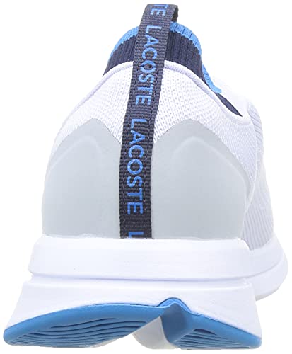 Lacoste Run SPIN Knit 0121 1 SFA, Zapatillas Mujer, Wht/BLU, 39.5 EU